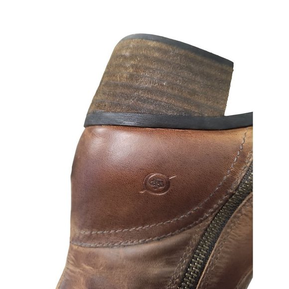 🎁 Born Fannar Leather Knee High Boot New‎ store display Woman's Size 7 - Picture 10 of 16